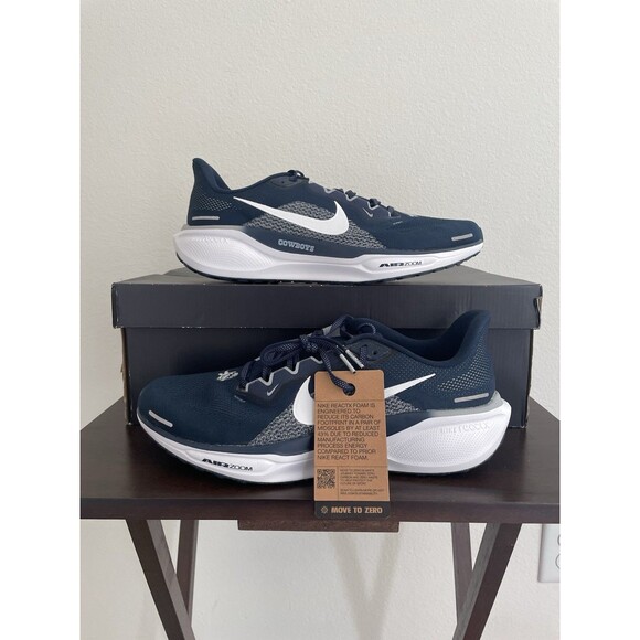 Nike Zoom Pegasus 41 Cowboys FZ5081-400 Mens Size 9 On Field Running Shoe - Picture 1 of 5